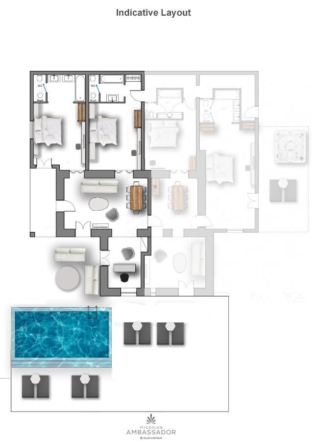 Myconian Ambassador Relais & Chateaux Platys Gialos  Екстериор снимка